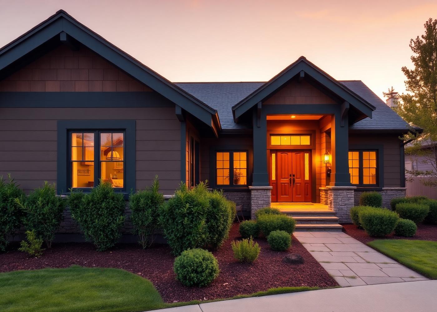 Well-maintained exterior of a professionally cared-for short-term rental